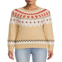 Ünnepi idő a női ünnepi személyzet karácsonyi pulóver