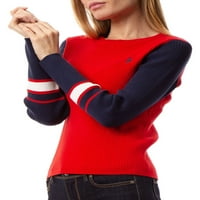 S. Polo Assn. Női bordás színű blokk pulóver