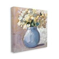 Stupell Industries rétegezett virágrendezés Blossoms Bouquet Festés Festés Galéria csomagolt vászon nyomtatott fali művészet,