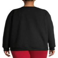Terra & Sky Womens Plus méretű gyapjúmáska pulóver