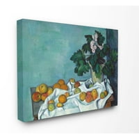 A Stupell otthoni dekorációs kollekció csendélete almával és virágfestés vászon fali művészet