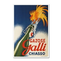 Védjegy Képzőművészet 'Gall Chiasso' vászon művészete Vintage Apple Collection