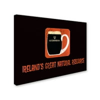 Védjegy képzőművészet Írország nagy természeti erőforrása vászon művészet a Guinness Sörfőzde által
