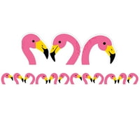 Kreatív Tanítás Sajtó Palm Paradise Flamingók Határ, Láb Csomagonként