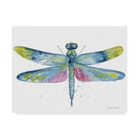 Védjegy Szépművészet 'Dragonfly Bliss 6' Canvas Art készítette: Jean Plout
