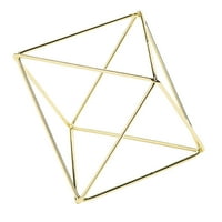 Arany Geometriai Asztaldísz Dekoráció -