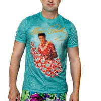 Elvis Presley Aloha férfi és nagy férfi grafikus póló