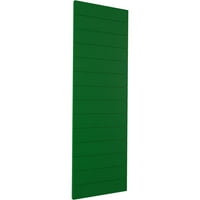 12 W 46 H True Fit PVC Horizontális Slat Modern Style rögzített redőnyök, Viridian Green