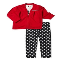 Disney Minnie egér kislányok kabátja, póló és nadrág, 3 darabos készlet