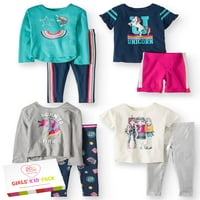 Gyerekek a Garanimals Girls ruházatból MI & Match Kid Gift Box, 8 darabos ruhakészlet
