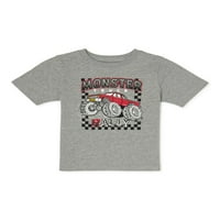 Garanimals kisfiú és kisgyermek fiúk teherautó Monster Rally rövid ujjú póló