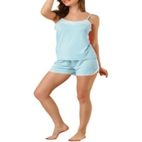 Egyedi olcsó nők puha csipke alvásháló camisole rövidnadrág pizsama szett