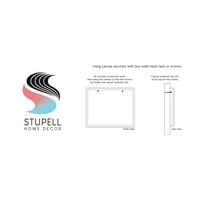 Stupell Industries ostoba mosolygós szamár merész türkiz vastag ecsetvonások