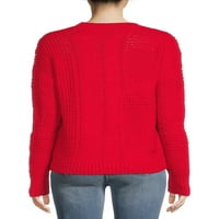 Az idő és a Tru női vegyes öltéses pulóver, az xs-xxxl méretű pulóver