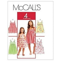 McCall minták gyermek lány ruhák, méret CHJ