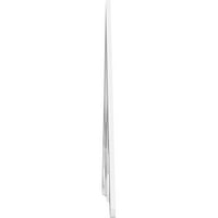 Ekena Millwork 72 W 42 H 1 P hangmagasság Riley építészeti minőségű PVC Gable Pediment