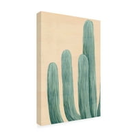 Védjegy Képzőművészet 'Dusty Cacti i' Canvas Art by Grace Popp