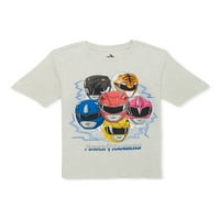 Power Rangers fiúk rövid ujjú grafikus póló, 4-18 méret