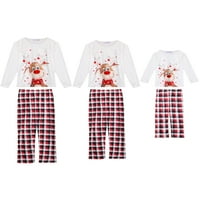Egyedi alku a nők karácsonyi pizsamájának megfelelő készletek PJS családi pizsamák alvási szettjei