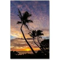 Képzőművészet Kauai napkelte 'vászon művészete, Pierre Leclerc