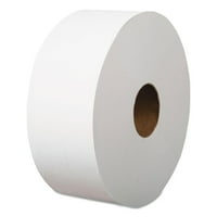 Jumbo Roll 2 rétegű fürdőszobai szövet, Fehér, gróf -BWK410319