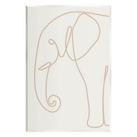 Elefánt doodle vázlat alak állatok és rovarok grafikus művészet, keret nélküli művészet nyomtatott fal művészet