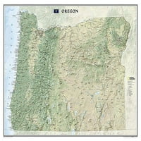 National Geographic Referenciatérkép: National Geographic Oregon Faltérkép-Laminált